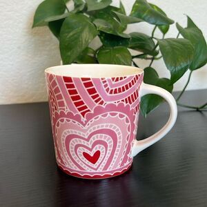 Layered Lacey Hearts Starbucks Mug